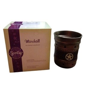 Scentsy Full Size Marshall Star Western Cowboy Rustic Warmer W/Bulb